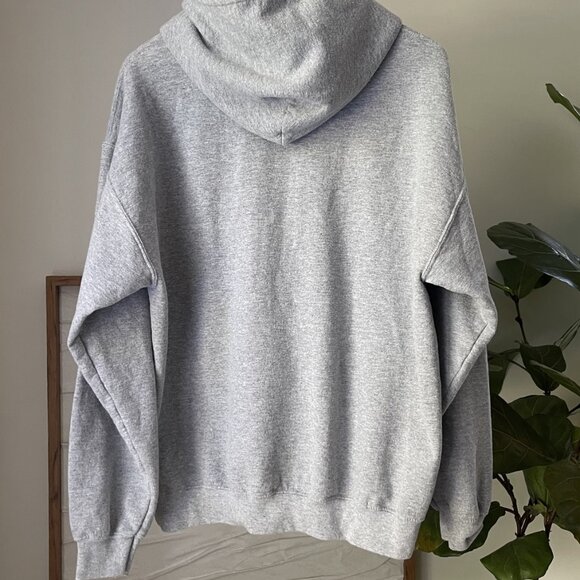 LONELY GHOST Gray Hoodie Sweatshirt Size Large L - Picture 4 of 4